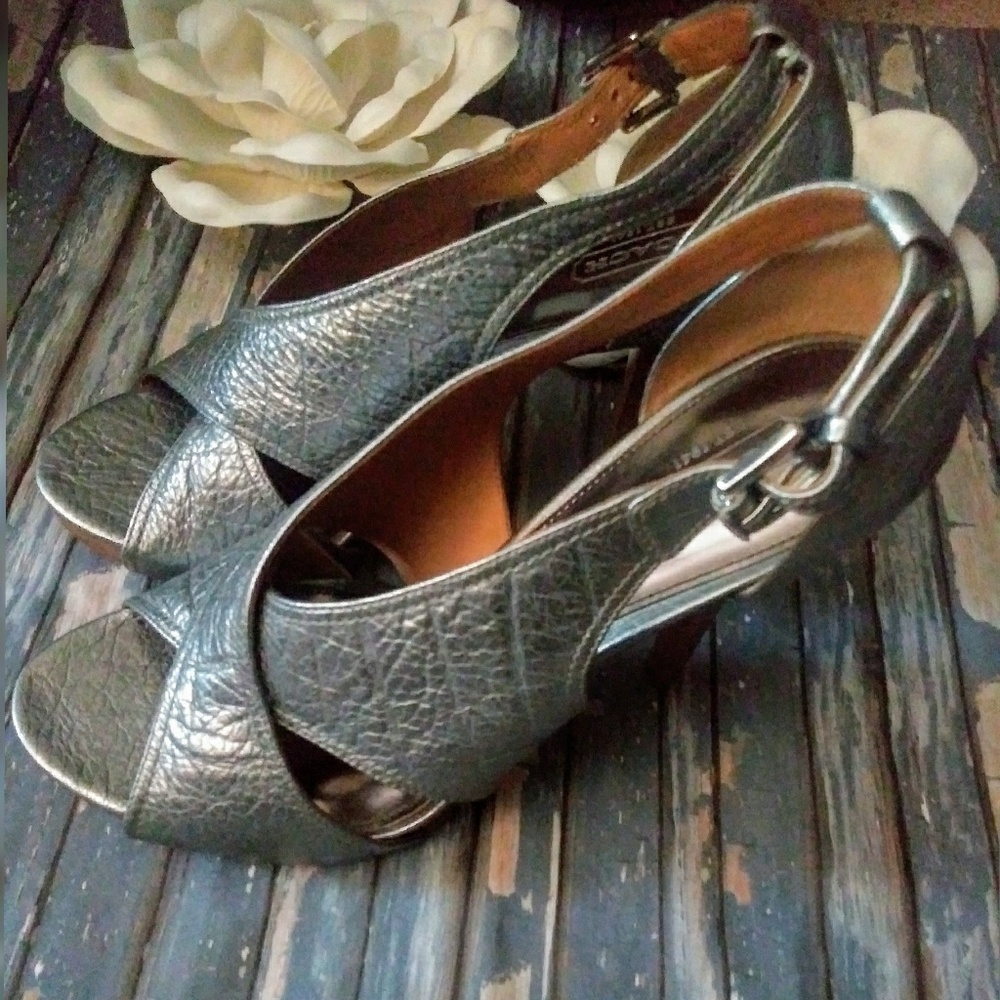 Coach Adelle Criss Cross Pump Sandal Heels